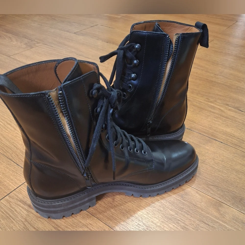 Common Projects Glossy Black Men's Boots